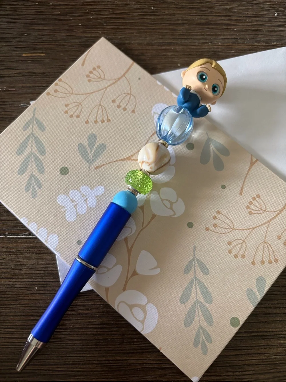 Marvel Doorables: Fantastic Four: Franklin Richards handmade beaded pen
